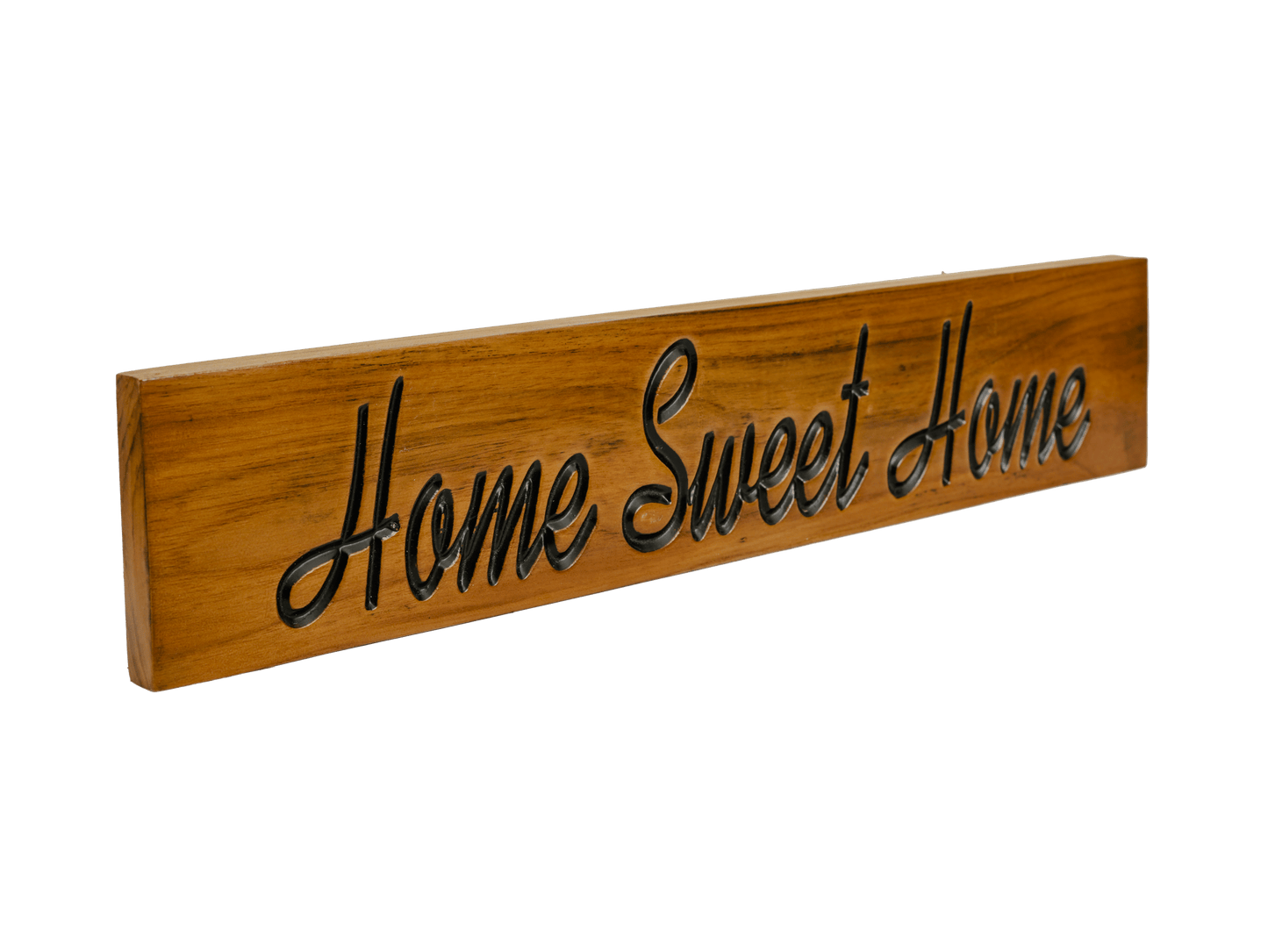 TeakWood "Home Sweet Home" Wall Plaque