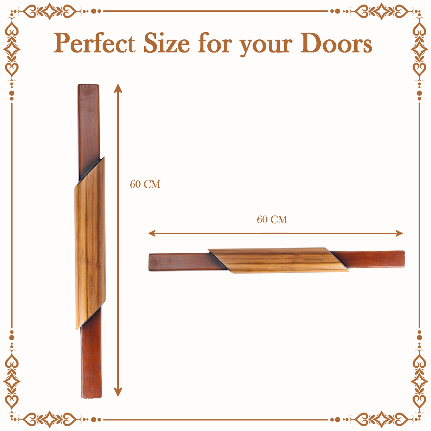 Teakwood Elite EdgeDoor Handle