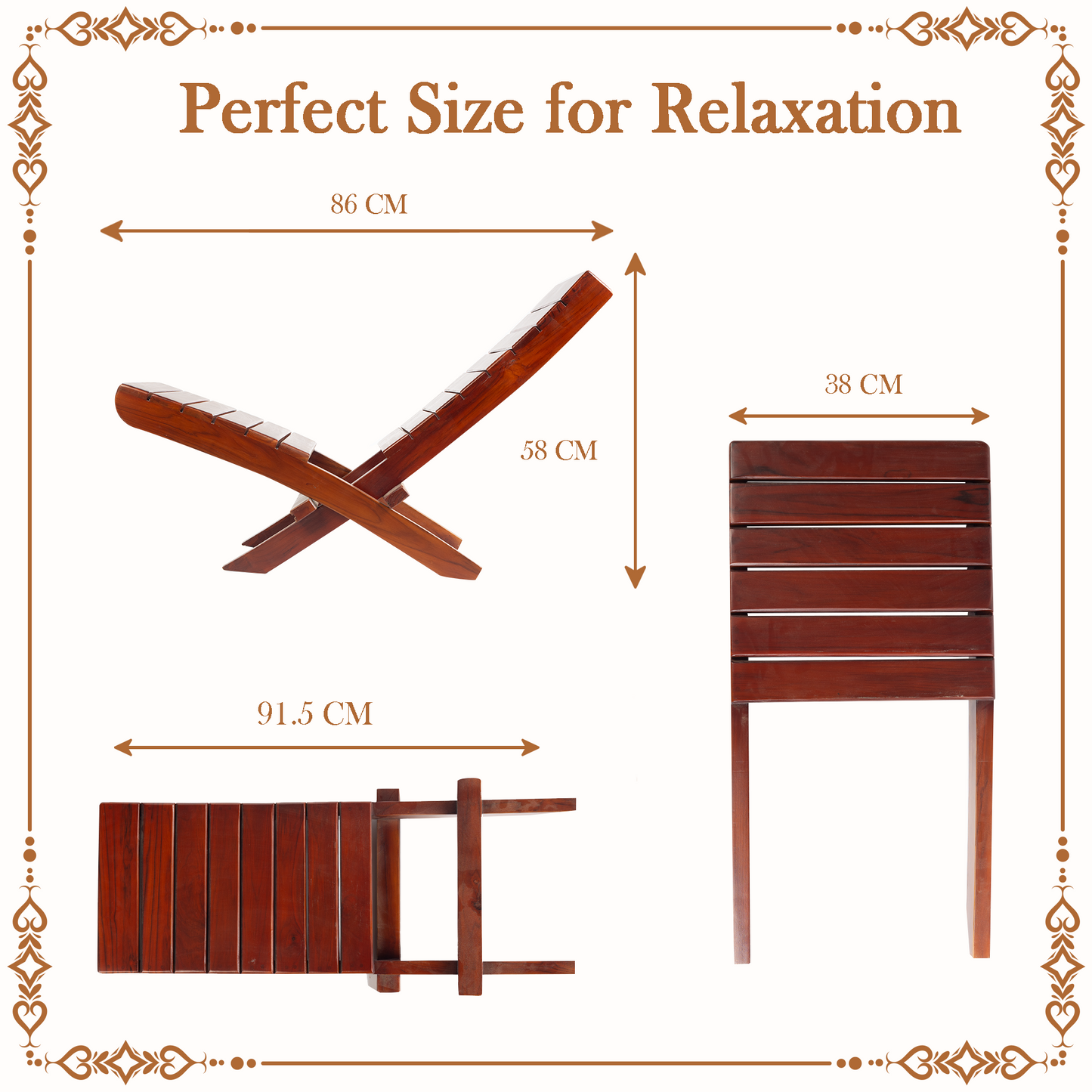 Teakwood Folding Chair