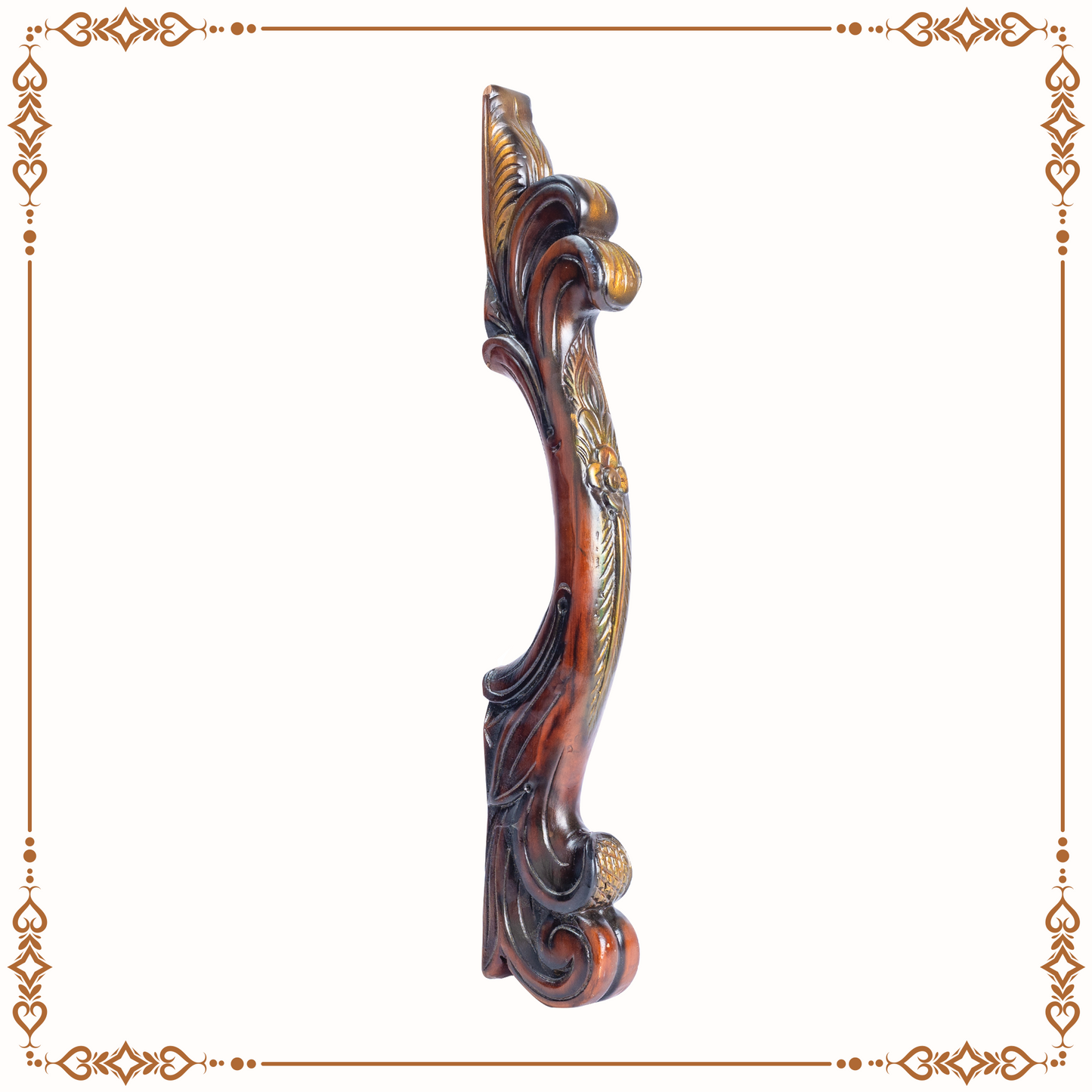 Teakwood Vintage Royalty Door Handle