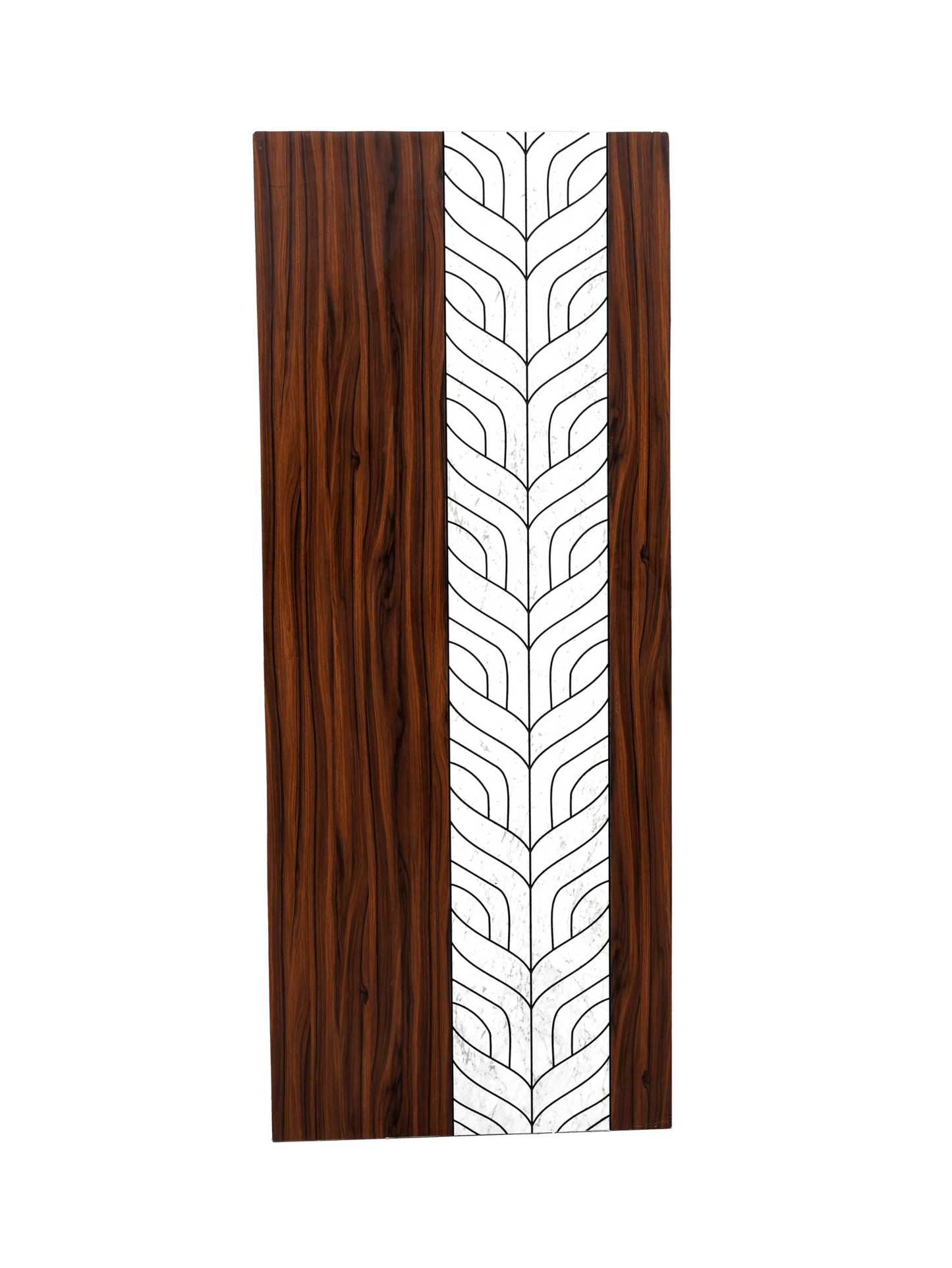 Mica Doors | Saleem's Curvy line SLM 01 | Premium mica doors with grooves and multiple laminates