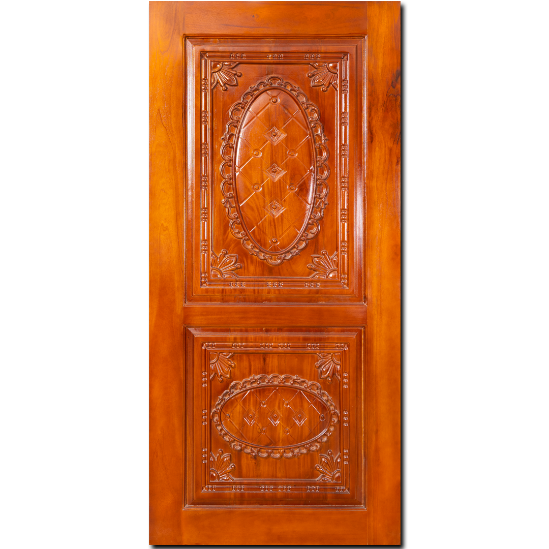 Mahogany wood | Carved & Polished budget Main Door