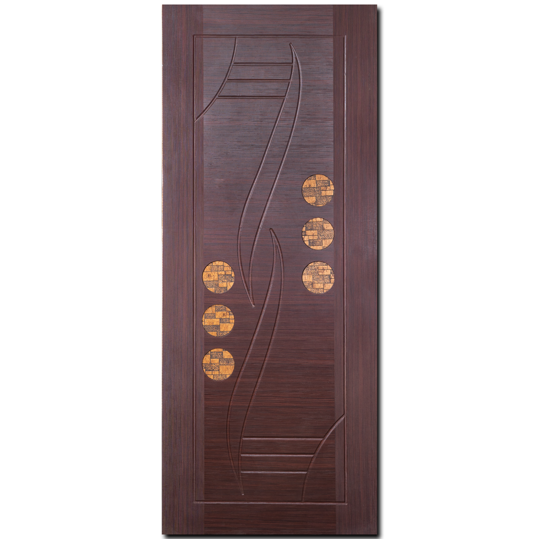 Highlighter | HL2WNHV Charcoal attached contemporary highlighter interior door | six circle | Rosenut