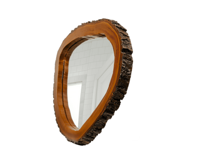 Live Edge Wooden Mirror