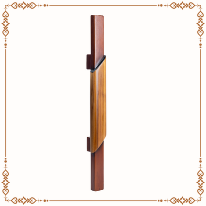 Teak Wood Double Edge Step Handle