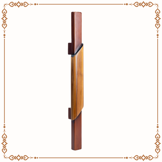 Teak Wood Double Edge Step Handle