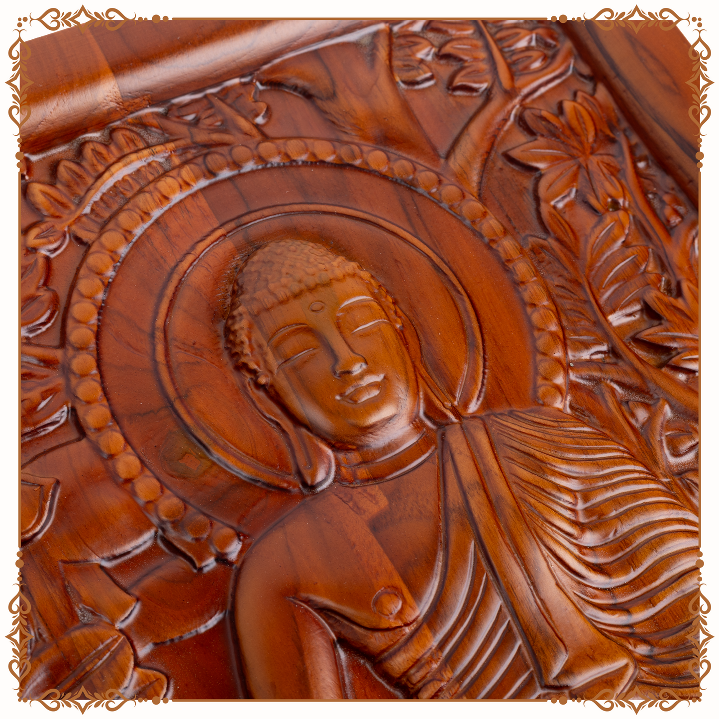 Teak Wood Wall Decor Buddha