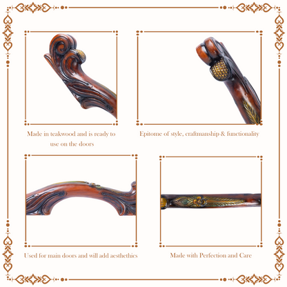 Teak Wood Maharaj Handle