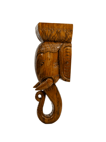 Wall Hanging Wooden Elephant