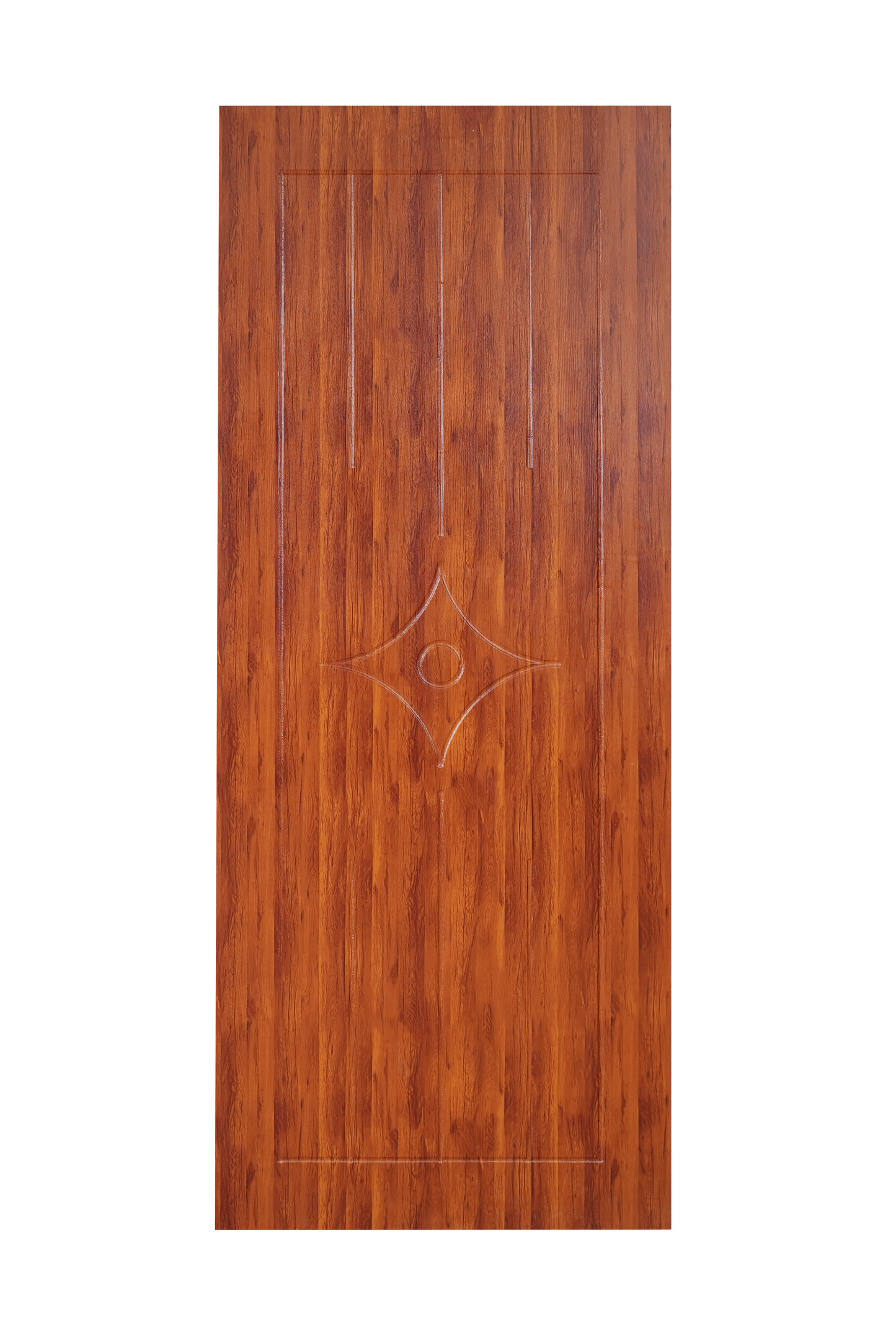 Membrane Door MD05AT | Modern interior door | Budget friendly door | Andhra Teak Color