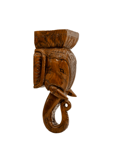 Wall Hanging Wooden Elephant