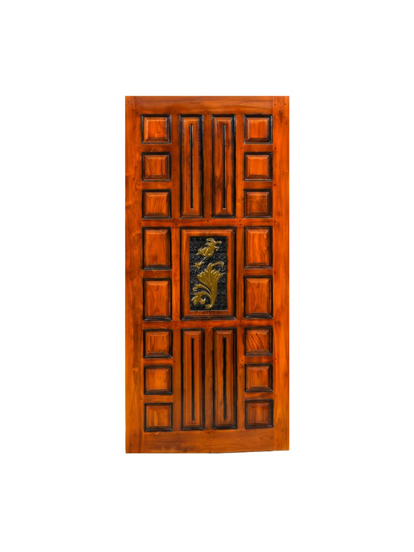 Ghana Teakwood |  Carved & Polished | Twc Singapore Flower CT 102