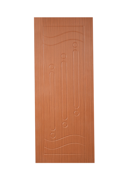 Membrane Door MD69NT | Modern interior door | Budget friendly door | Natural Teak Color