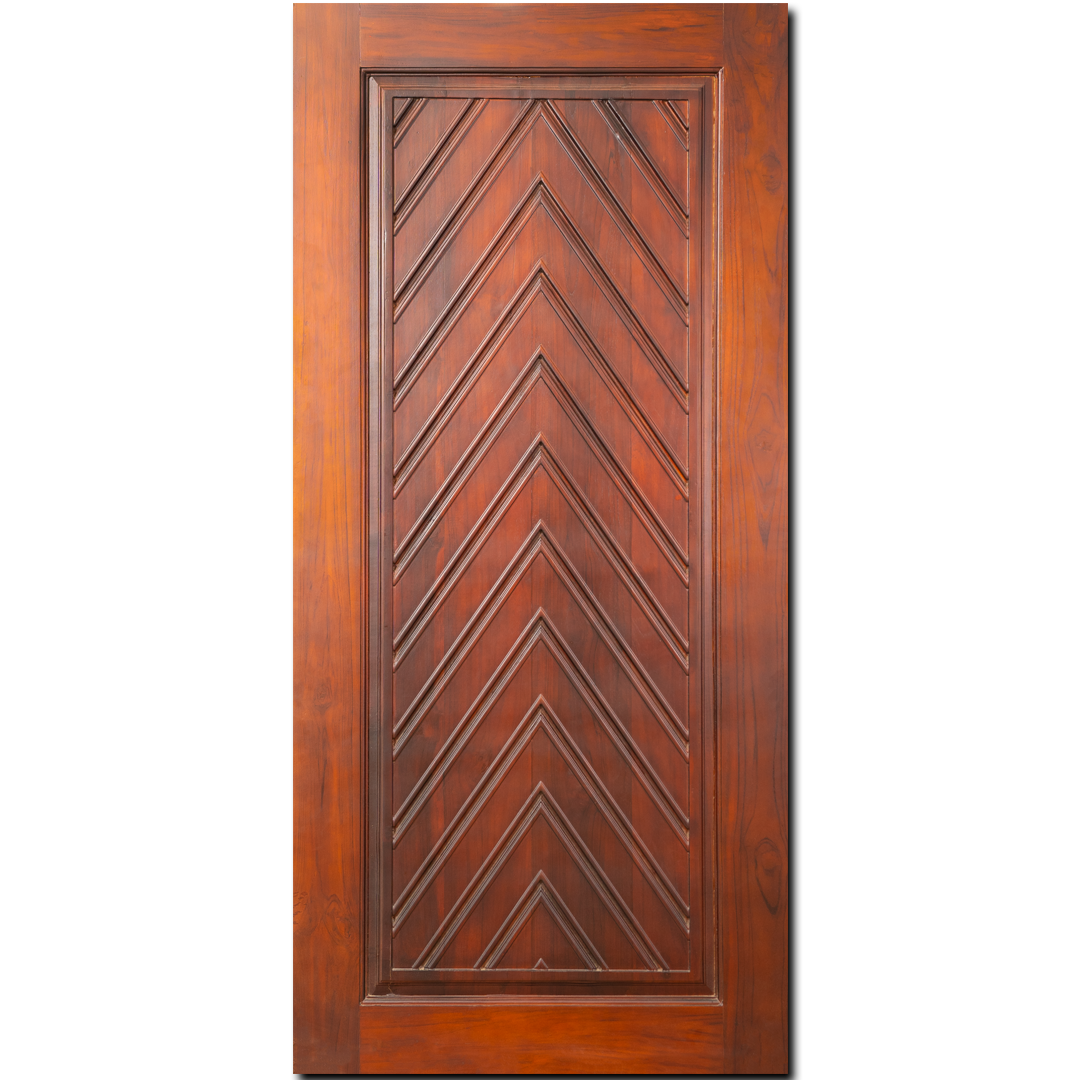 Ghana Teakwood | Architectural contemporary Door | Twc Multi V CT 112