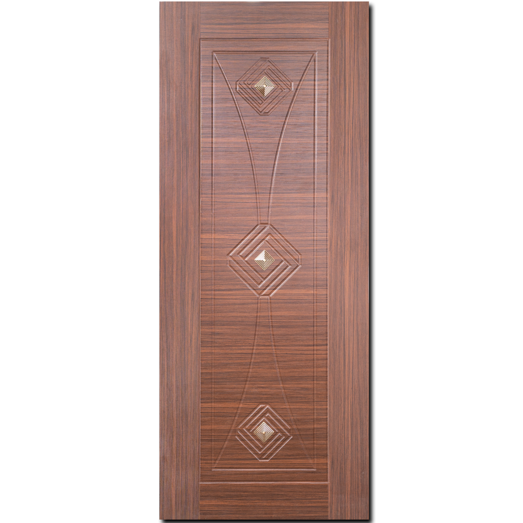 Domes Door | DD4 WN-HV Modern interior antique kumil attached doors | Walnut