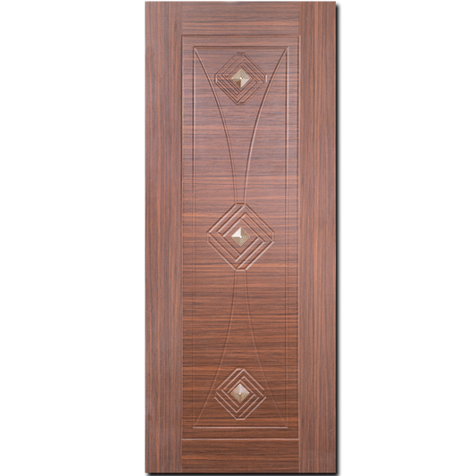 Domes Door | DD4 WN-HV Modern interior antique kumil attached doors | Walnut