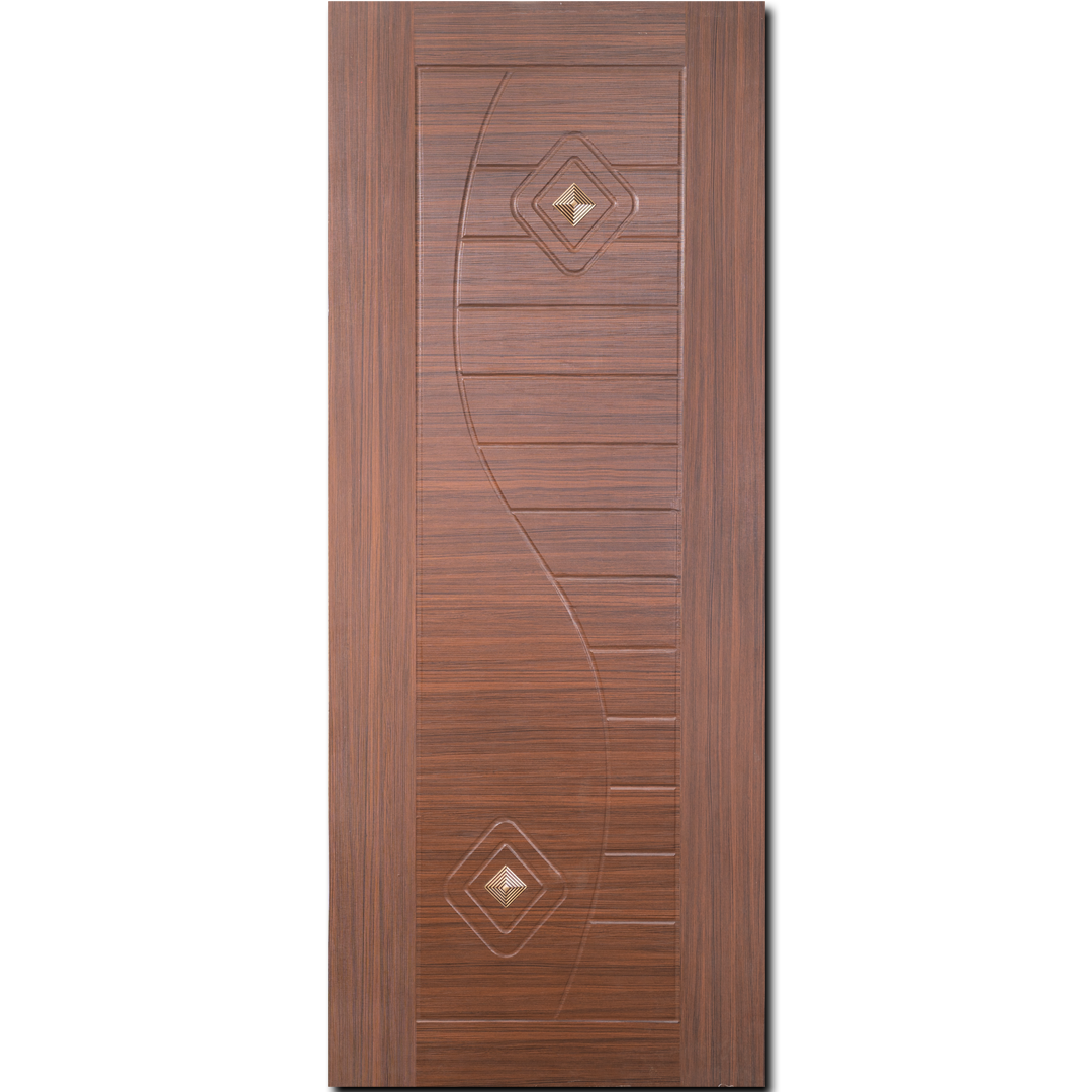 Domes Door | DD5NT-HV Modern interiors antique kumil attached door | Walnut