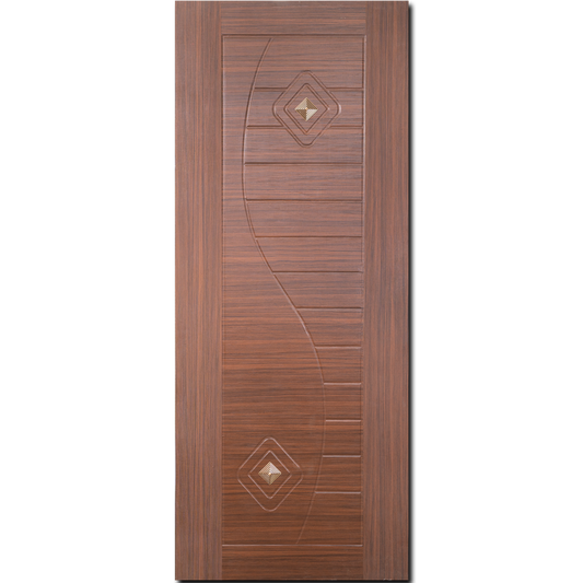 Domes Door | DD5NT-HV Modern interiors antique kumil attached door | Walnut